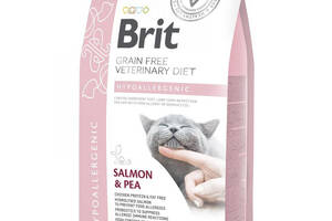 Brit Veterinary Diet Cat Hypoallergenic (Брит Ветеринари Диет Гипоаллергеник) гипоаллергенный корм для котов