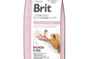 Brit Veterinary Diet Hypoallergenic (Брит Ветеринари Гипоаллергеник) беззерновой корм для собак при аллергии 12 кг.
