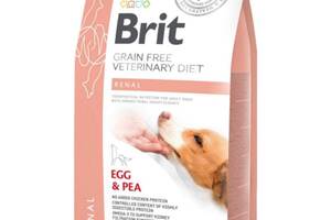 Brit Veterinary Diet Renal (Брит Ветеринар Диет Ренал) беззерновой корм для собак при почечной недостаточности 2 кг.