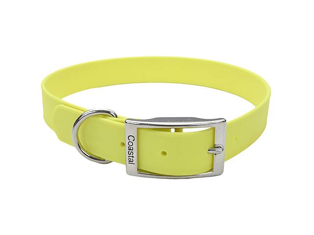 Биотановый ошейник для собак Coastal Fashion Waterproof Dog Collar желтый см. 25x61 см(76484491252)