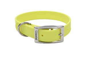 Биотановый ошейник для собак Coastal Fashion Waterproof Dog Collar 1,9х43 см Желтый (76484461613)