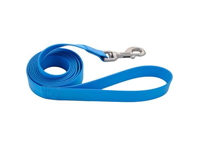 Биотановый Поводок для собак Coastal Fashion Pro Waterproof Leash голубой 1.9 смx1.8 м (76484260605)