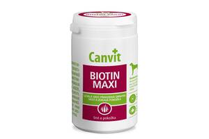 Canvit Biotin maxi (Канвит Биотин макси) витаминная кормовая добавка для идеальной шерсти собак от 25 кг.