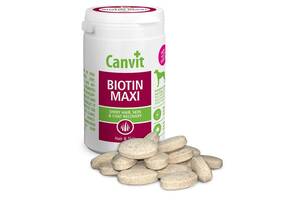 Canvit Biotin maxi (Канвит Биотин макси) витаминная кормовая добавка для идеальной шерсти собак от 25 кг. 500 г.