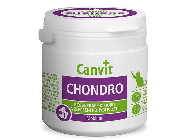 Canvit Chondro for cats (Канвит Хондро для котов) витаминная кормовая добавка для регенерации суставов