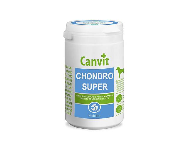 Canvit Chondro super (Канвит Хондро супер) витаминная кормовая добавка для ухода за суставами собак от 25 кг. 230 г.