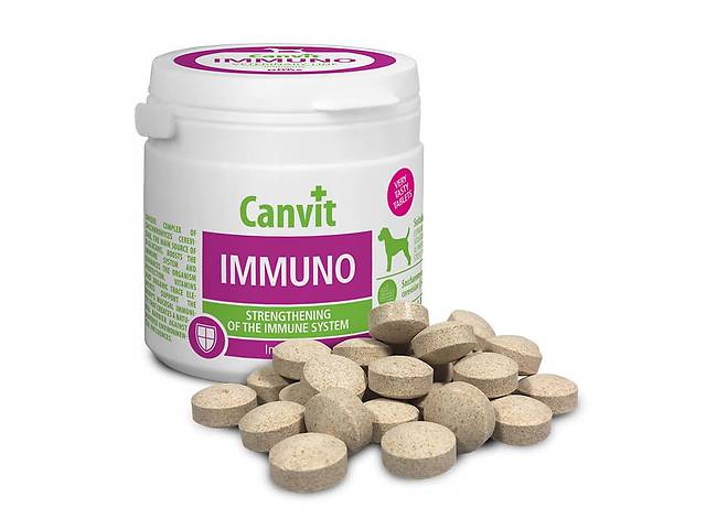 Canvit Immuno (Канвит Иммуно) витаминная кормовая добавка для укрепления иммунитета собак 100 г.