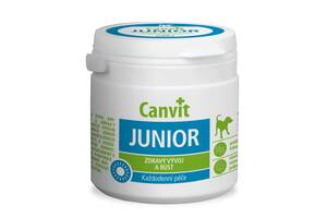 Canvit Junior for dogs (Канвит Джуниор для собак) кормовая добавка для щенков и молодых собак 100 г.