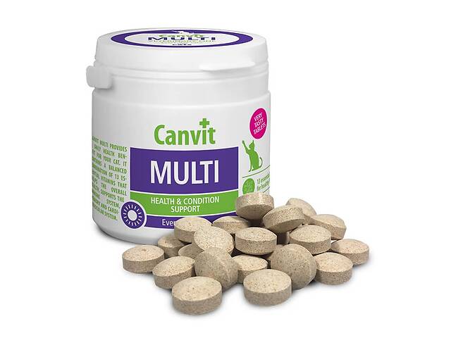 Canvit Multi for cats (Канвит Мульти для котов) витаминная кормовая добавка на каждый день 100 г.
