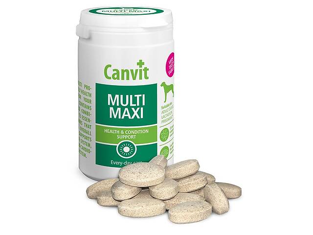 Canvit Multi maxi (Канвит Мульти макси) витаминная кормовая добавка для собак весом более 25 кг. 230 г.