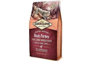 Carnilove Duck Turkey for Large Breed Cats (Карнилав Лардж Брид Утка и Индейка) корм для котов крупных пород 2 кг.