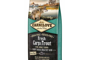 Carnilove Fresh Carp Trout for Adult Dog (Карнилав Фреш Эдалт Дог Карп Форель) корм для собак всех пород 12 кг