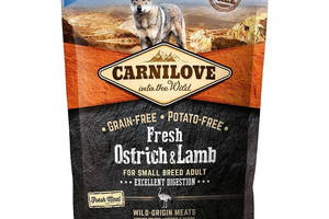 Carnilove Fresh Ostrich Lamb Small Breed Dogs (Карнилав Страус Ягненок Смалл Брид) корм для собак мелких пород 1.5 кг.