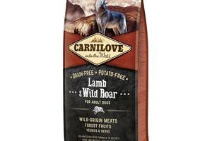 Carnilove Lamb & Wild Boar for Adult Dogs (Карнилав Ягненок Дикий Кабан Эдалт) корм для собак беззерновой 12 кг.