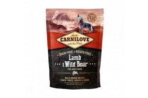 Carnilove Lamb & Wild Boar for Adult Dogs (Карнилав Ягненок Дикий Кабан Эдалт) корм для собак беззерновой 1.5 кг.