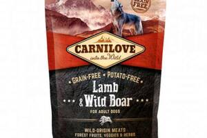 Carnilove Lamb & Wild Boar for Adult Dogs (Карнилав Ягненок Дикий Кабан Эдалт) корм для собак беззерновой 1.5 кг.