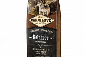 Carnilove Reindeer for Adult Dogs (Карнилав Олень Эдалт) сухой беззерновой корм для взрослых собак всех пород 12 кг.