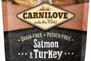 Carnilove Salmon & Turkey for Large Breed Puppy (Карнилав Лосось Индейка Паппи) корм для щенков крупных 1.5 кг.