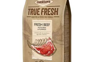 Carnilove True Fresh BEEF for Adult dogs (Карнилав Говядина Эдалт) сухой корм для взрослых собак всех пород 4 кг.