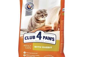 Club 4 Paws (Клуб 4 Лапы) Premium Adult Cat Rabbit сухой корм с кроликом для взрослых котов
