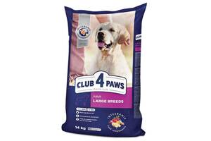 Club 4 Paws (Клуб 4 Лапы) Premium Adult Large Breed Chicken сухой корм с курицей для собак крупных пород