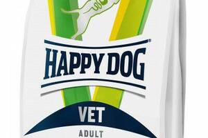 Cухой диетический корм для собак с чувствительной кожей Happy Dog VET Skin 4 кг (61052)