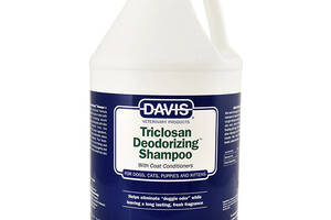 Дезодорирующий шампунь с триклозаном для собак и котов концентрат Davis Triclosan Deodorizing Shampoo 3.8 л (87717900...