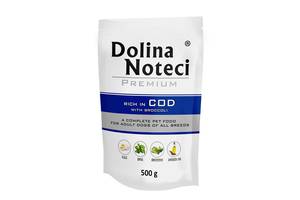 Dolina Noteci Premium (Долина Нотечи) консервы влажный корм для собак с треской и брокколи 500 г х 10 шт 500 г х 10 шт