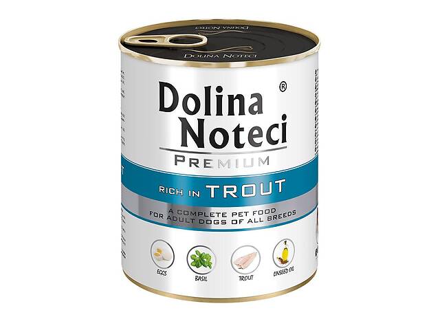 Dolina Noteci Premium (Долина Нотечи Премиум) консервы влажный корм для собак с форелью 800 г х 12 шт