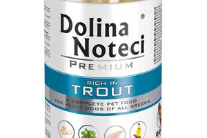 Dolina Noteci Premium (Долина Нотечи Премиум) консервы влажный корм для собак с форелью 400 г. х 24 шт.