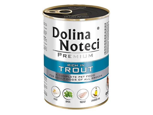 Dolina Noteci Premium (Долина Нотечи Премиум) консервы влажный корм для собак с форелью 400 г. х 24 шт.