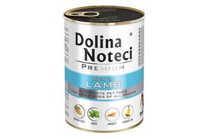 Dolina Noteci Premium (Долина Нотечи Премиум) консервы влажный корм для собак с ягненком 400 г. х 24 шт.