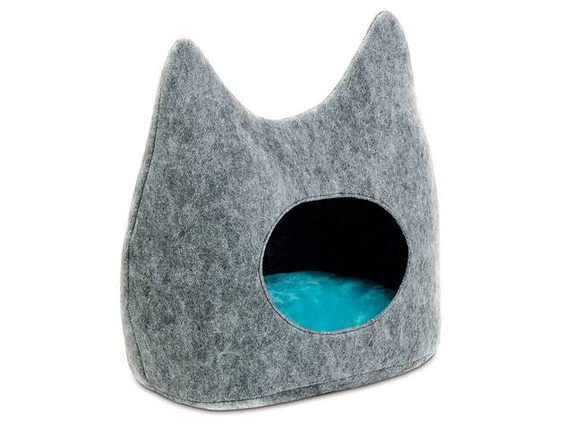 Дом-лежак для собак и кошек Pet Fashion Dream 44x28x36 см Серый (4823082419494)