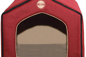 Домик для кошек и собак малых пород K&H Indoor Pet House 41x38х36 см Красный (655199036332)
