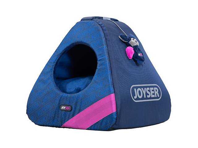 Домик для котов Joyser Cat Home игрушка летучая мышь с кошачьей мятой 40х40х41 см Сине-розовый (4897109602237)