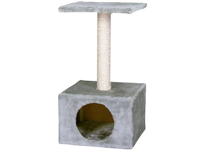 Домик когтеточка для кошек Flamingo Sassiere 30x30x54.5 см Серый (5415245141909)