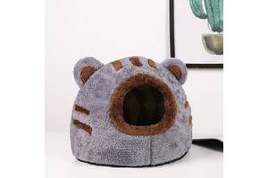 Домик лежанка для котов Taotaopets 569902 Bear house Gray 33*33*28 (12165-67586)