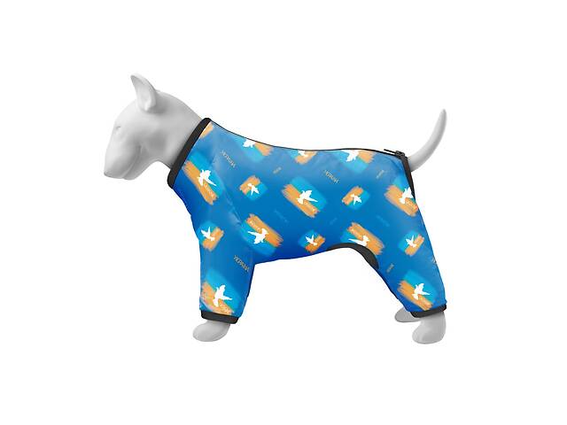 Дождевик для собак WAUDOG Clothes Флаг L55 Разноцветный (5355-0229)