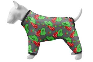 Дождевик для собак WAUDOG Clothes Калина S30 Разноцветный (5331-0228)