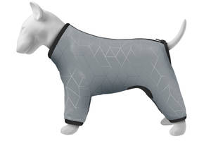 Дождевик для собак WAUDOG Clothes светоотражающий S32 В 47-50 см С 35-38 см