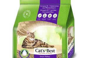 Древесный наполнитель Cat's Best Nature Gold Smart Pellets комкующийся без аромата 5 кг