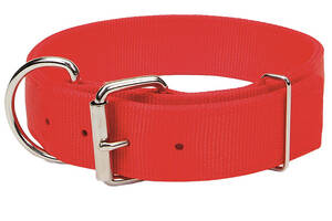 Двойной ошейник для собак Coastal Macho Dog нейлон красный 4.5x70 см (76484590450)