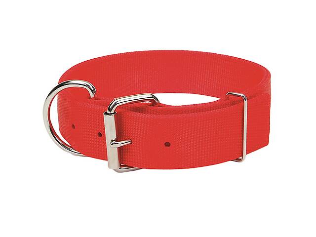 Двойной ошейник для собак Coastal Macho Dogнейлон красный см. 45x61 см (76484590436)