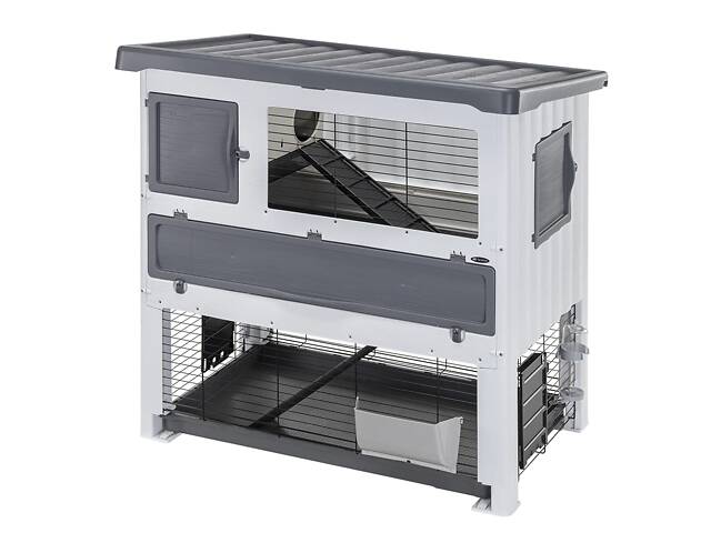 Двухэтажная клетка вольер для кроликов из термопластика Ferplast Grand Lodge Plus (Ферпласт Гранд Лодж Плюс)