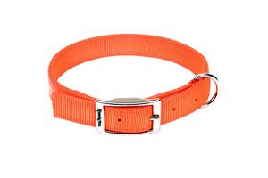 Двухслойный светоотражающий ошейник для собак Coastal for Hunting Dogs Double-Ply Reflective Collar 2,5х56 см Оранжев...