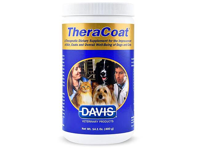 Диетическая добавка для улучшения состояния кожи и шерсти у собак и котов Davis TheraCoat 454 гр