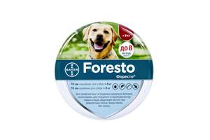 Foresto Bayer Animal (Форесто Байер) ошейник 70 см от блох и клещей для собак и котов 8 кг