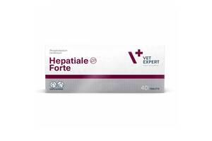 Гепатопротектор для кошек и собак VetExpert Hepatiale Forte 40 таблеток (5902414200159)