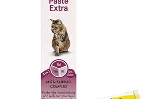 GimCat Malt-Soft Paste Extra (ДжимКэт Мальт Софт) Паста для выведения шерсти и моторики желудка для котов 20 г.