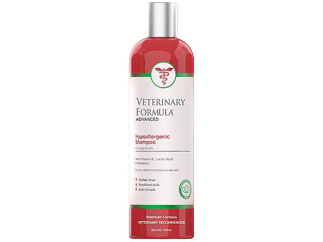 Гипоаллергенный шампунь для собак и котов Veterinary Formula Advanced Hypoallergenic Shampoo 473 мл (736990016003)